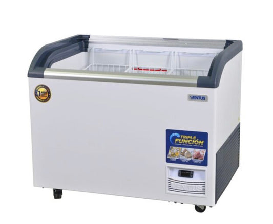 CONGELADOR 320 Q PRO VIDRIO SEMI-CURVO