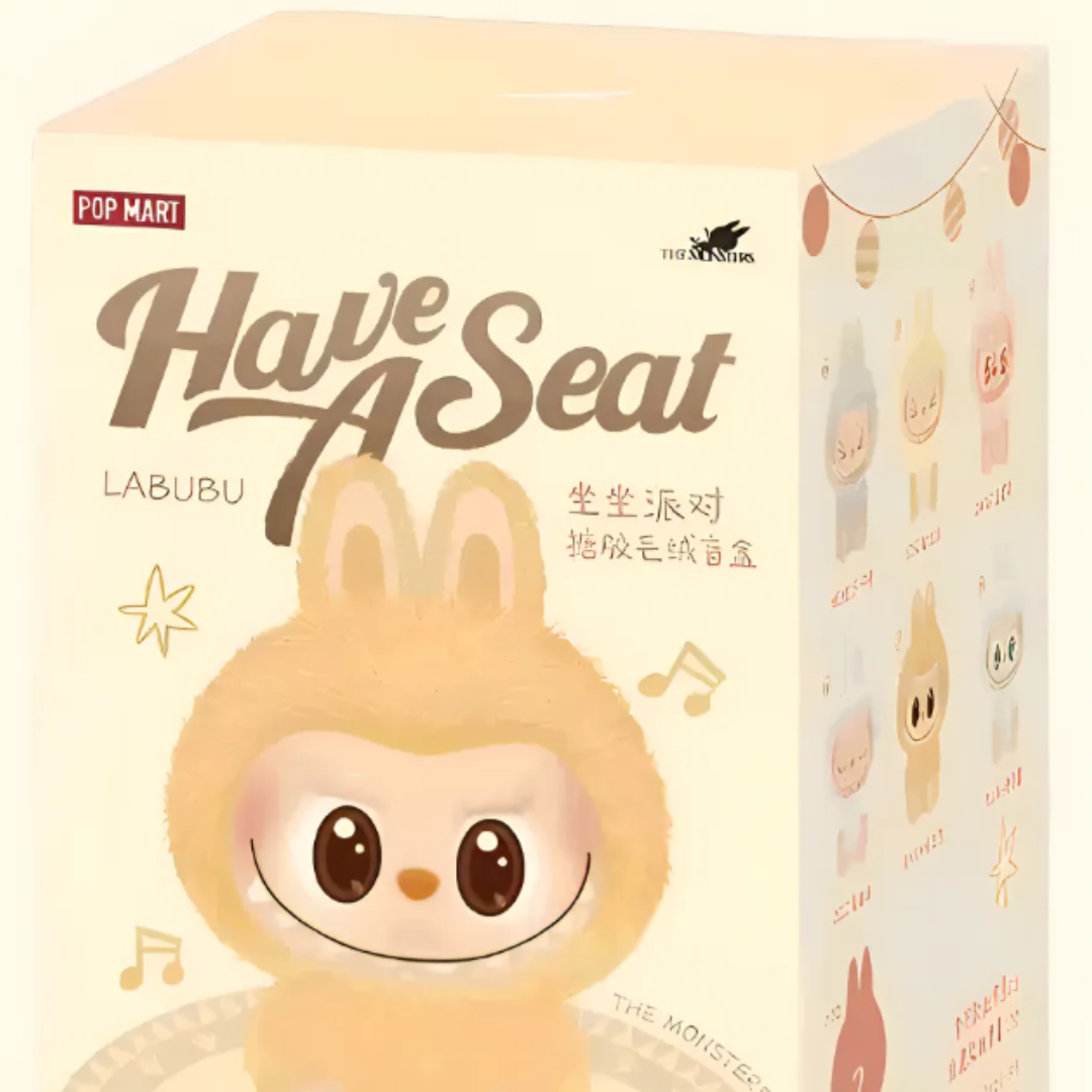 Labubu “Have A Seat” Pop Mart – Figura Coleccionable Exclusiva (1 Pieza)