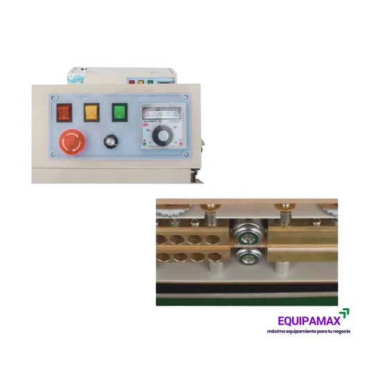 SELLADORA CONTINUA VERTICAL AUTOMÁTICA FR-880LW | ALTO RENDIMIENTO INDUSTRIAL