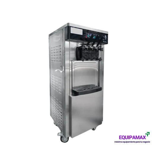 MÁQUINA DE HELADOS SOFT CON PANTALLA TÁCTIL Y BOMBA PRESURIZADORA