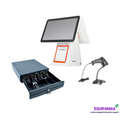 PACK PUNTO DE VENTA TOUCH CON DOBLE PANTALLA E IMPRESORA INTERNA